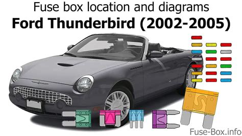 2002 ford thunderbird central junction box location|Ford Thunderbird 2002 Fuse Box .